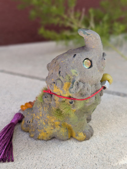 FAUX STONE BAKU FIGURINE