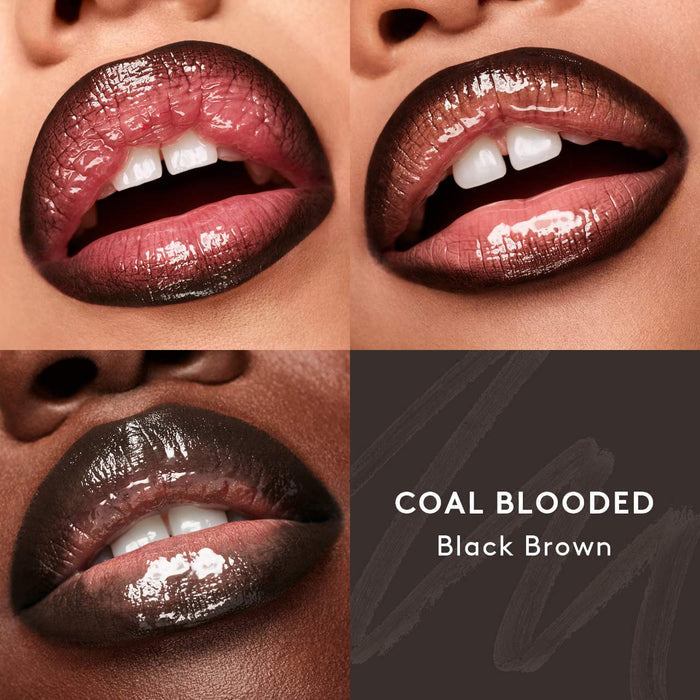 Fenty Beauty Trace'd Out Waterproof Lip Liner pencil in various shades, showing close-up of the sleek, longwear makeup product.