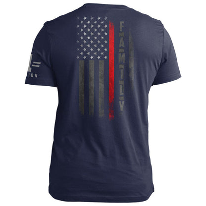 Firefighter Family American Flag