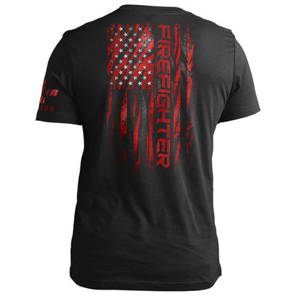 Firefighter Red Tiger American Flag