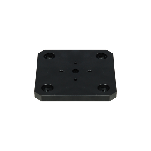 Flexible Arm Base Mount Adapter for Optical Breadboard, SKU SA02121103, three quarter front view