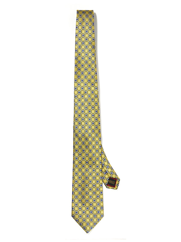 Florentine Minimals Dark Gold Silk Tie
