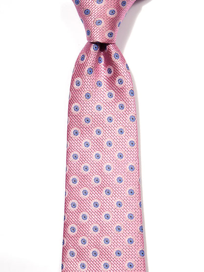 Florentine Minimals Dark Pink Silk Tie