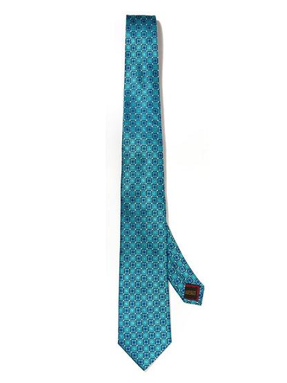 Florentine Minimals Dark Turquoise Silk Tie