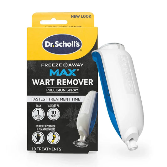 Freeze Away Max™ Wart Remover Precision Spray box and white blue canister