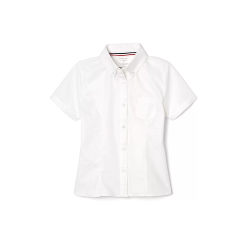 French Toast Girls Short Sleeve Oxford Blouse