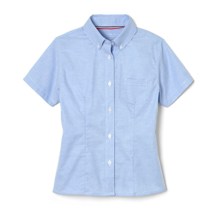 French Toast Girls Short Sleeve Oxford Blouse