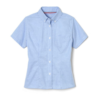 French Toast Girls Short Sleeve Oxford Blouse