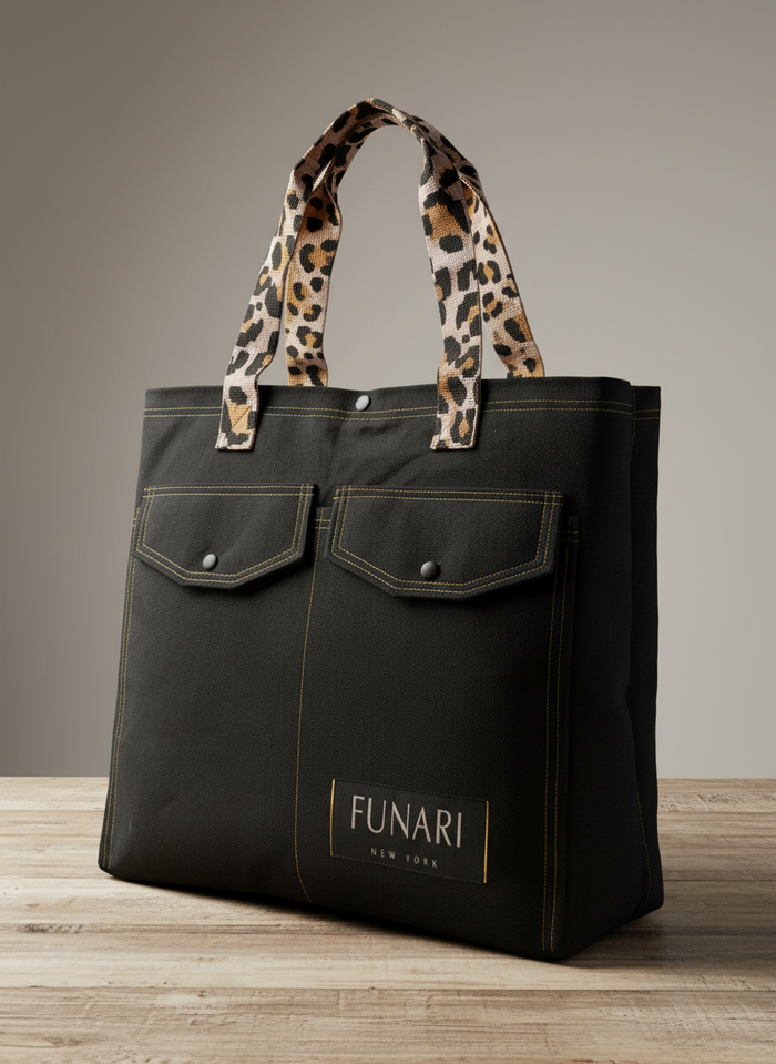 FUNARI DENIM TOTE BAG
