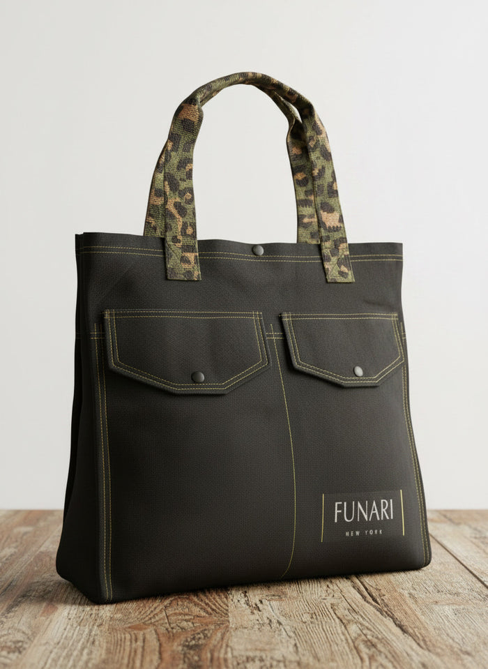 FUNARI DENIM TOTE BAG