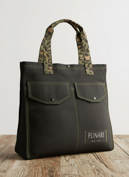 FUNARI DENIM TOTE BAG