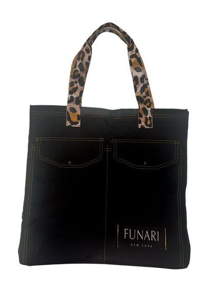 FUNARI DENIM TOTE BAG