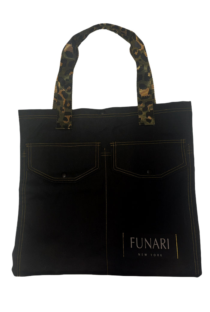 FUNARI DENIM TOTE BAG