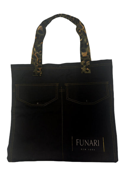 FUNARI DENIM TOTE BAG