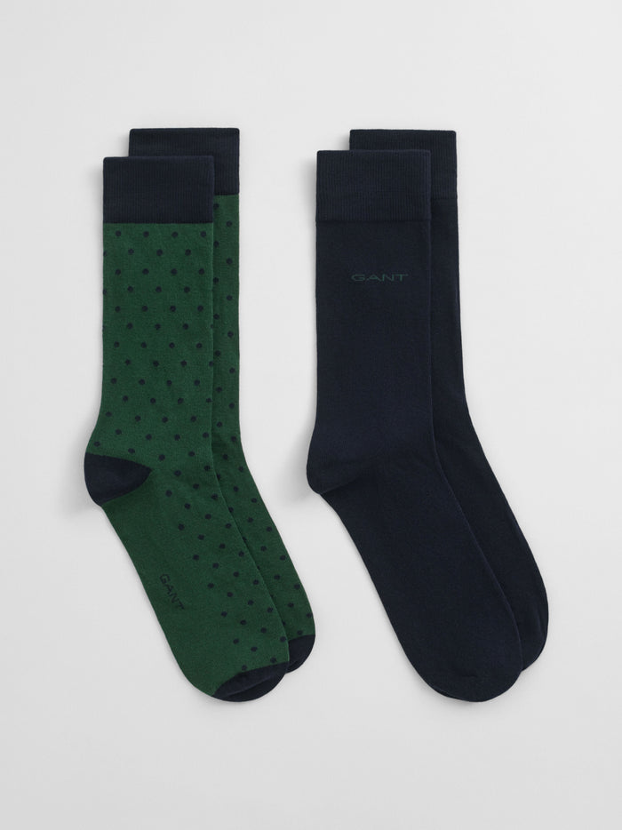 Gant 2Pk Dot & Solid Socks