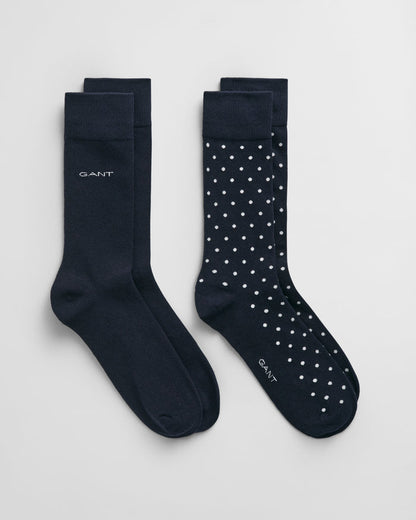 Gant 2Pk Dot & Solid Socks