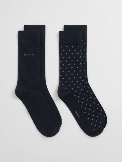 Gant 2Pk Dot & Solid Socks