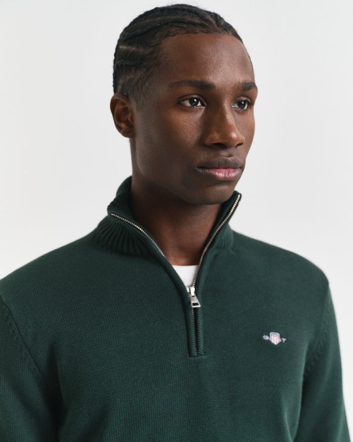 Gant Casual Cotton Half Zip Sweater