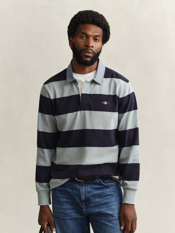 Gant Chambray Stripe Heavy Rugger