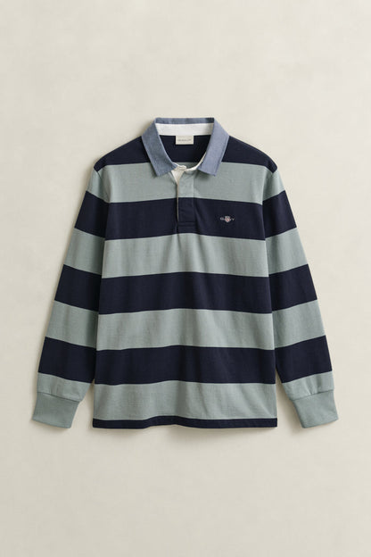 Gant Chambray Stripe Heavy Rugger