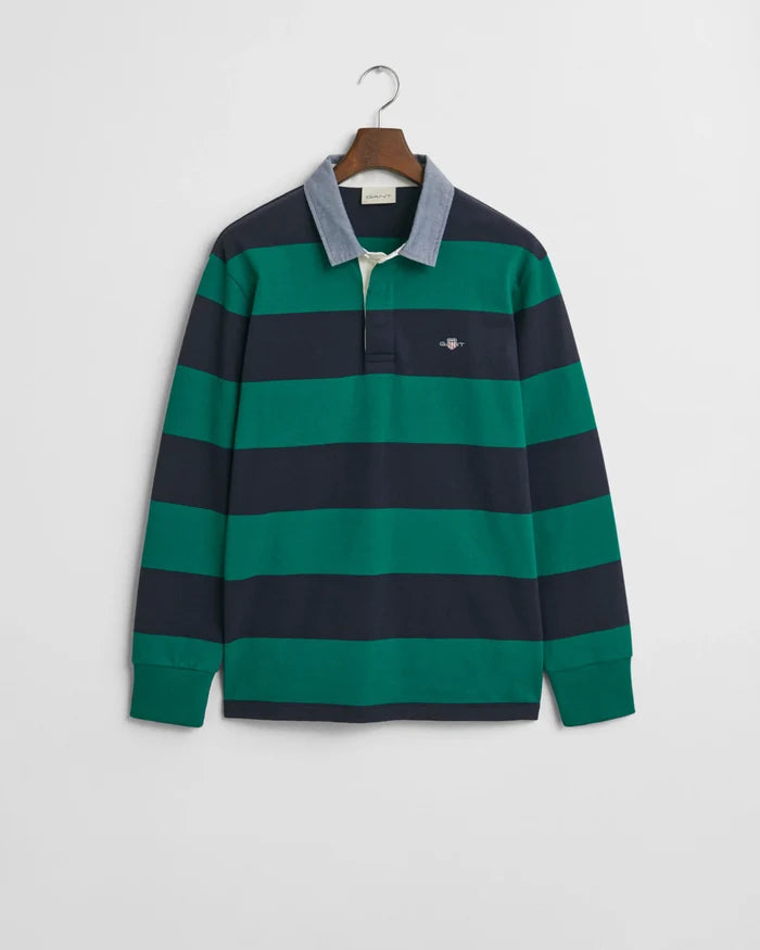 Gant Chambray Stripe Heavy Rugger
