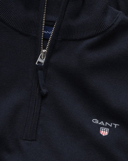 Gant Classic Cotton Half Zip Sweater