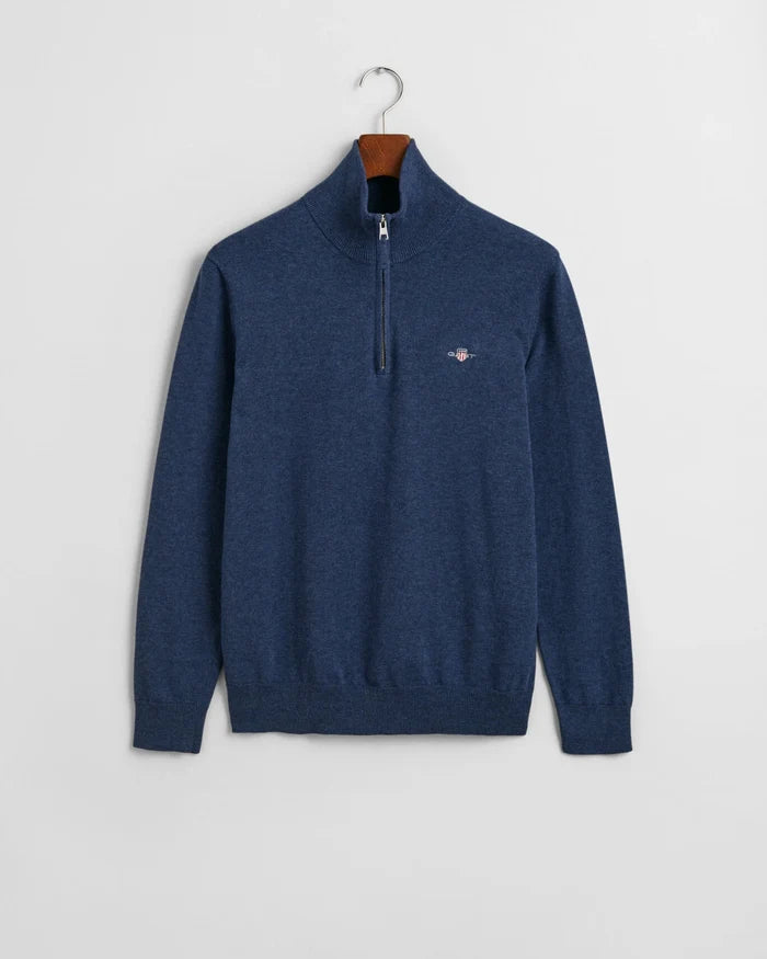 Gant Classic Cotton Half Zip Sweater