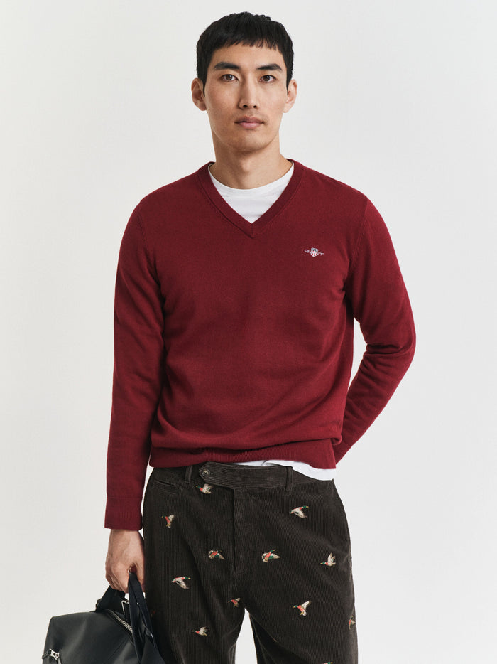 Gant Classic Cotton V Neck