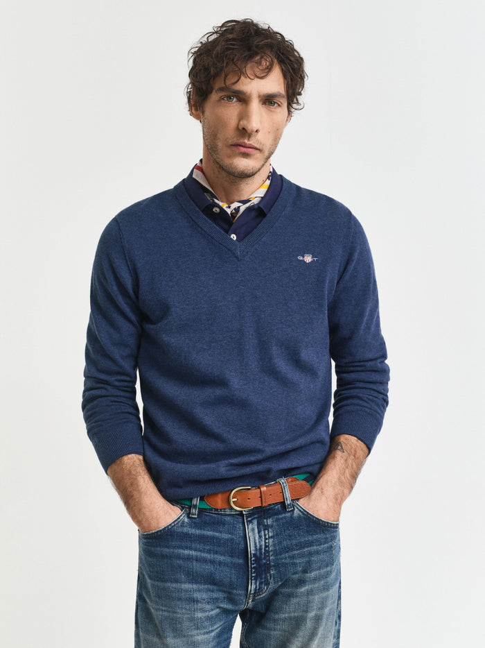 Gant Classic Cotton V Neck