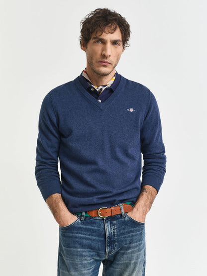 Gant Classic Cotton V Neck