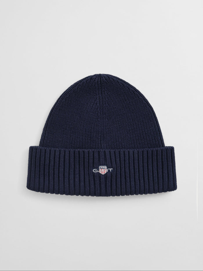Gant Cotton Blend Logo Beanie