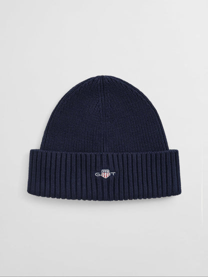 Gant Cotton Blend Logo Beanie