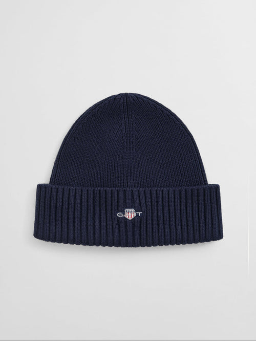 Gant Cotton Blend Logo Beanie