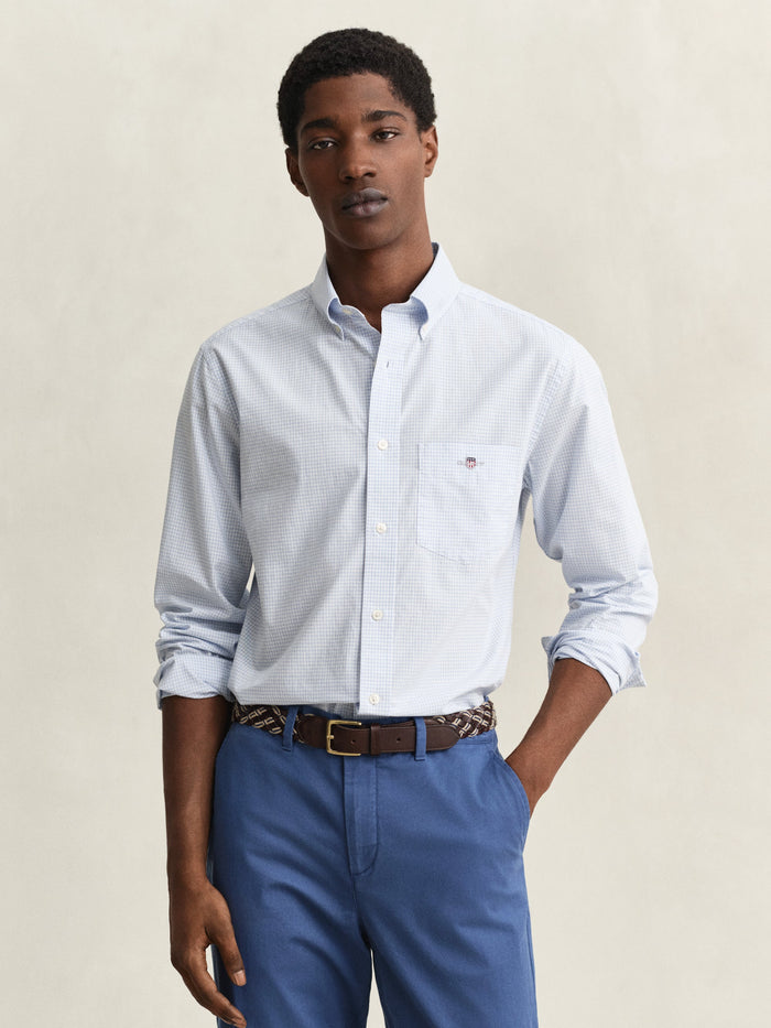 Gant Reg Classic Poplin Gingham Shirt
