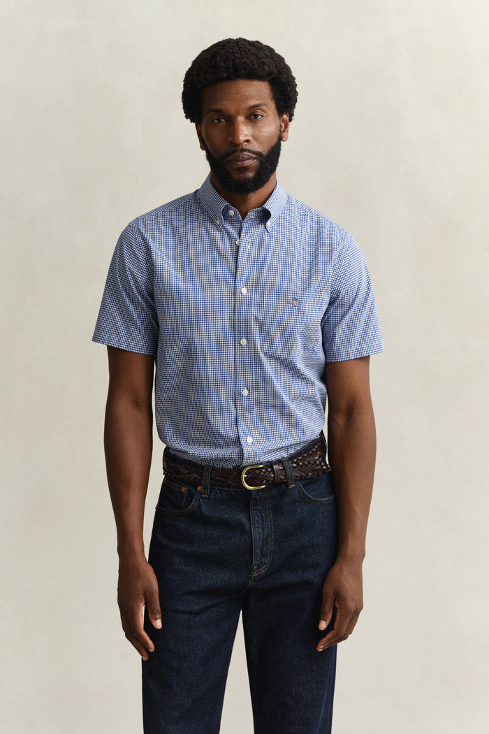 Gant Reg Classic Poplin Gingham SS Shirt