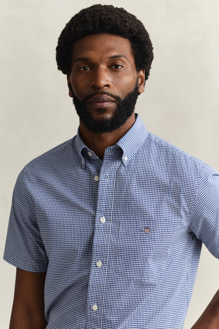 Gant Reg Classic Poplin Gingham SS Shirt