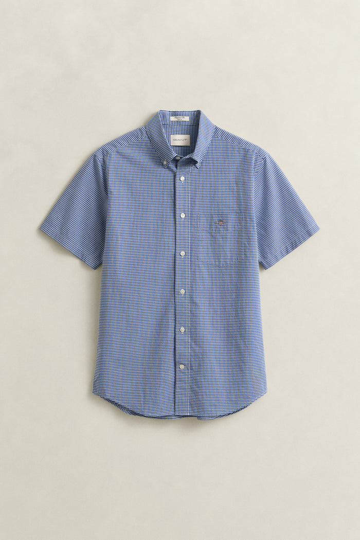Gant Reg Classic Poplin Gingham SS Shirt