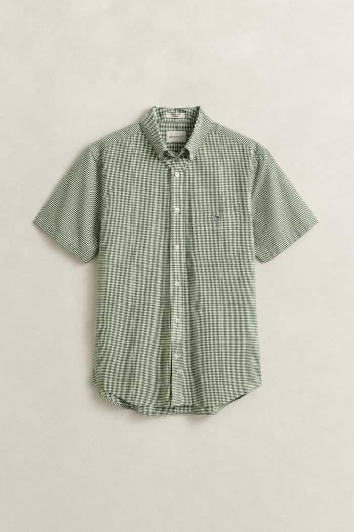 Gant Reg Classic Poplin Gingham SS Shirt