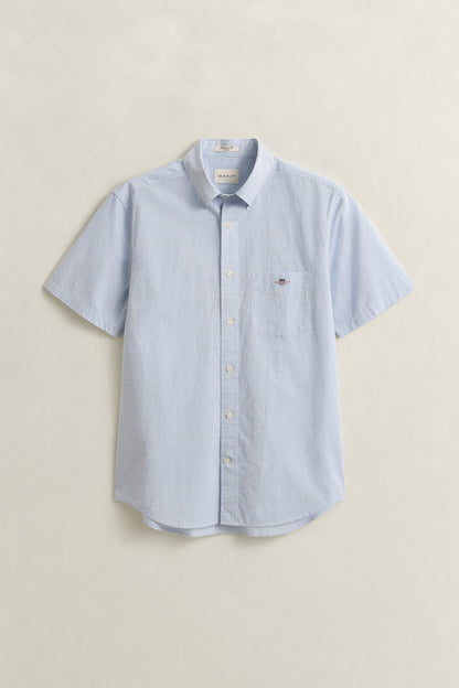 Gant Reg Classic Poplin Gingham SS Shirt