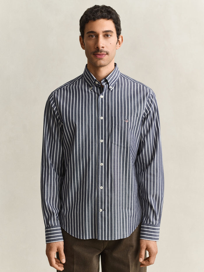Gant Reg Poplin Stripe Shirt