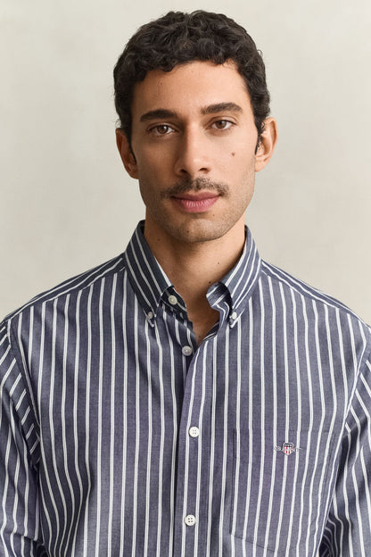 Gant Reg Poplin Stripe Shirt
