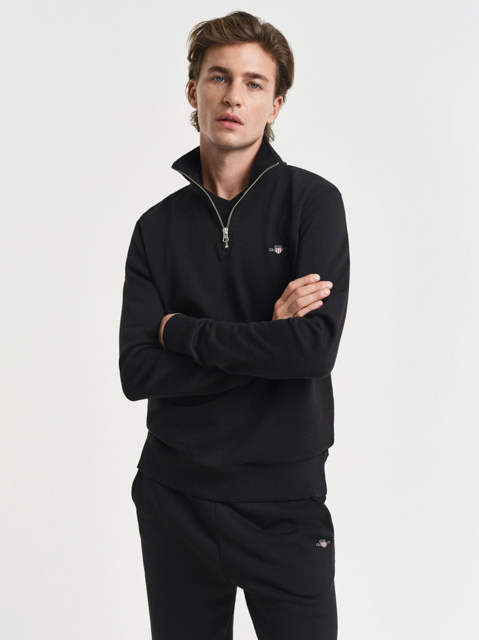 Gant Reg Shield Half Zip Sweatshirt