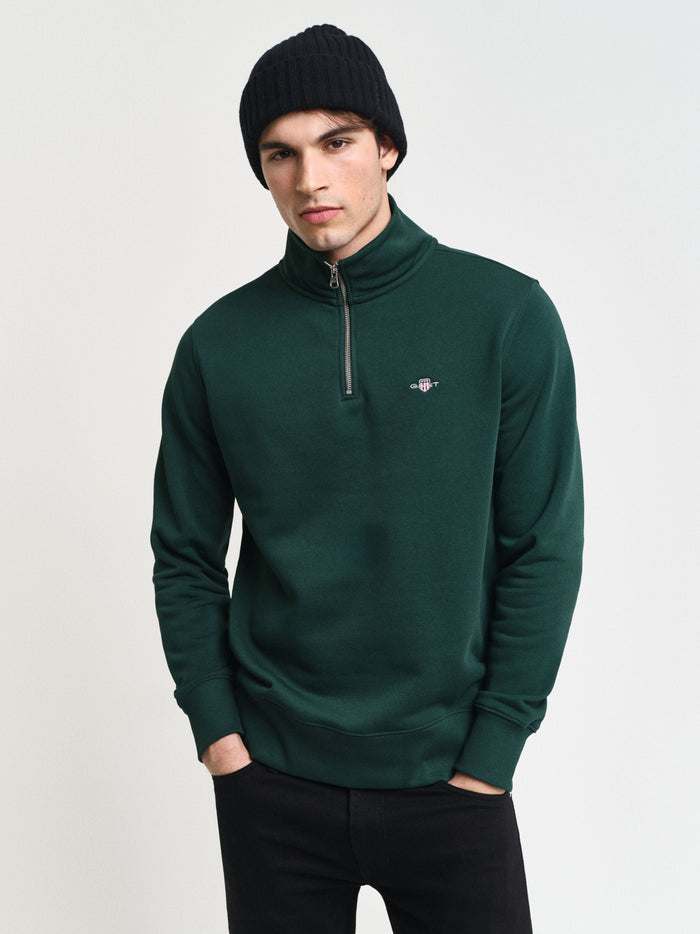 Gant Reg Shield Half Zip Sweatshirt