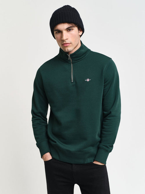 Gant Reg Shield Half Zip Sweatshirt