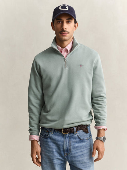 Gant Reg Shield Half Zip Sweatshirt