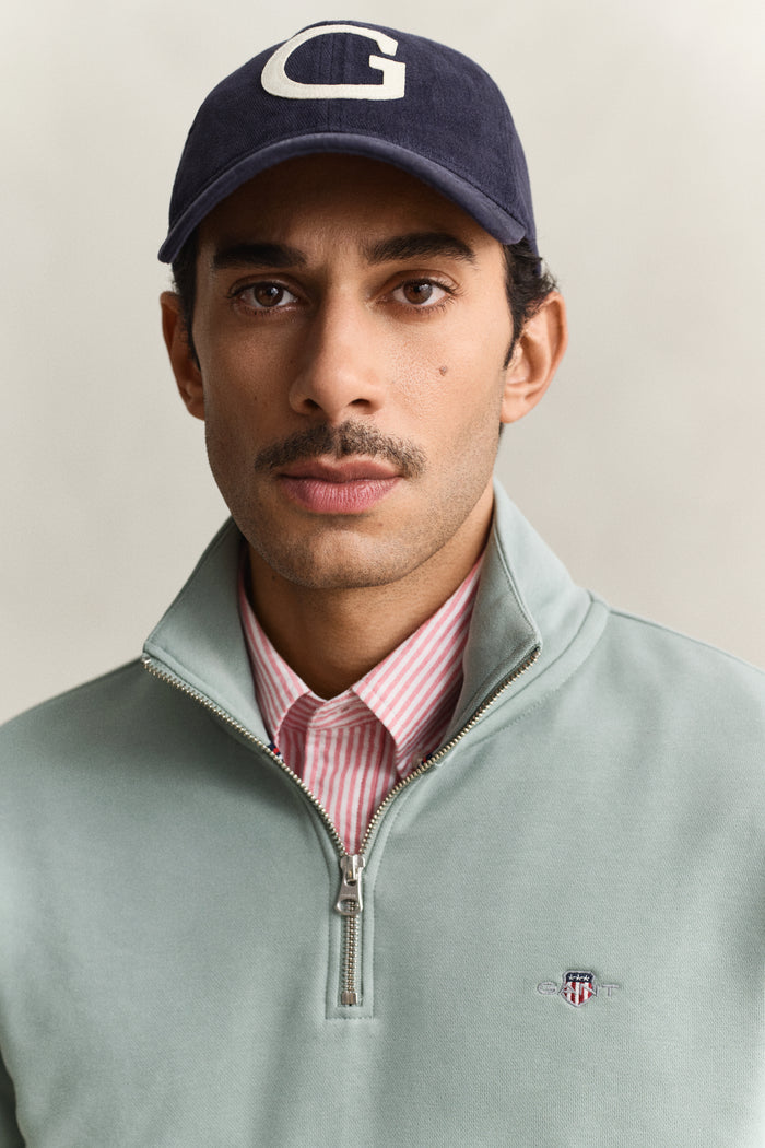 Gant Reg Shield Half Zip Sweatshirt
