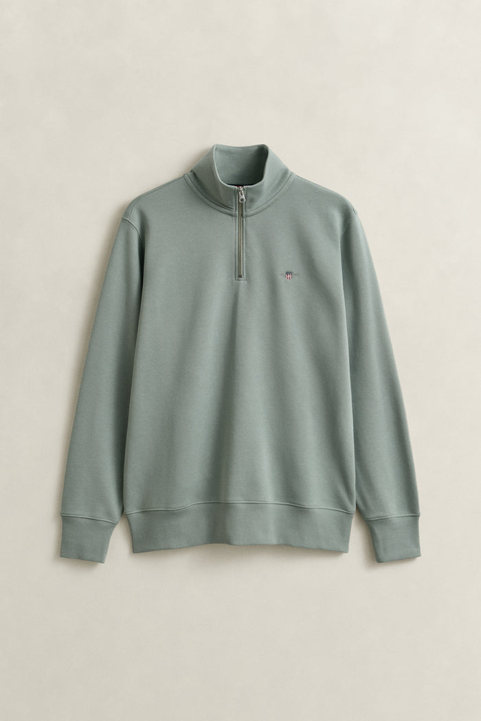 Gant Reg Shield Half Zip Sweatshirt