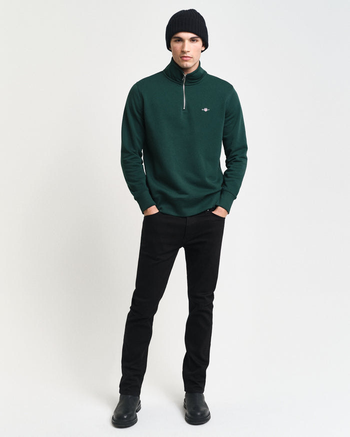 Gant Reg Shield Half Zip Sweatshirt