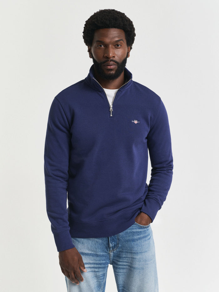 Gant Reg Shield Half Zip Sweatshirt