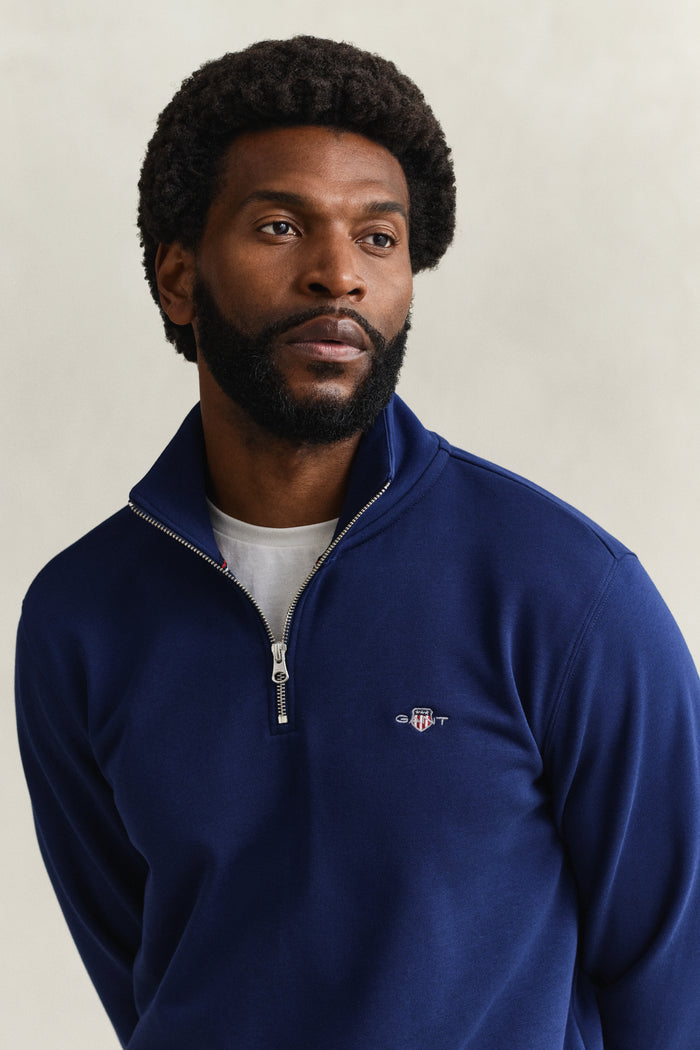 Gant Reg Shield Half Zip Sweatshirt